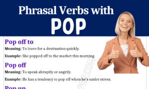 Phrasal Verbs with Pop 1