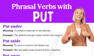 Phrasal Verbs with Put 1