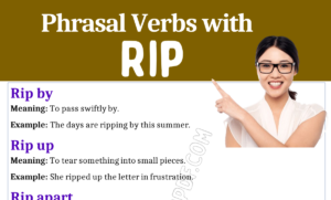 Phrasal Verbs with Rip 1