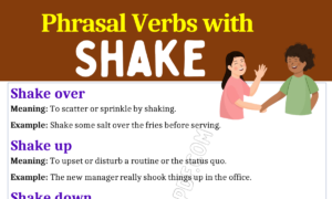 Phrasal Verbs with Shake 1