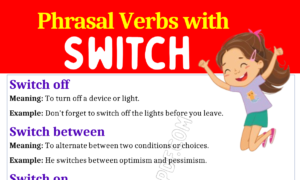 Phrasal Verbs with Switch 1