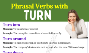 Phrasal Verbs with Turn 1