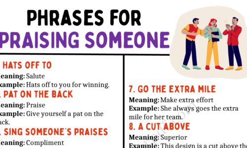 20 Phrases for PRAISING in English