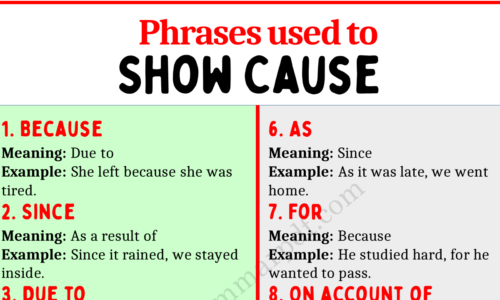 20 Phrases to Show “Cause” in English