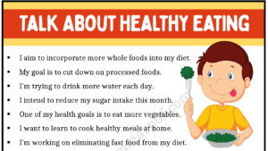 Phrases to Talk about Healthy Eating Copy