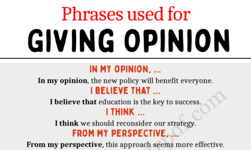 40 Phrases to Use for Giving Opinions in English