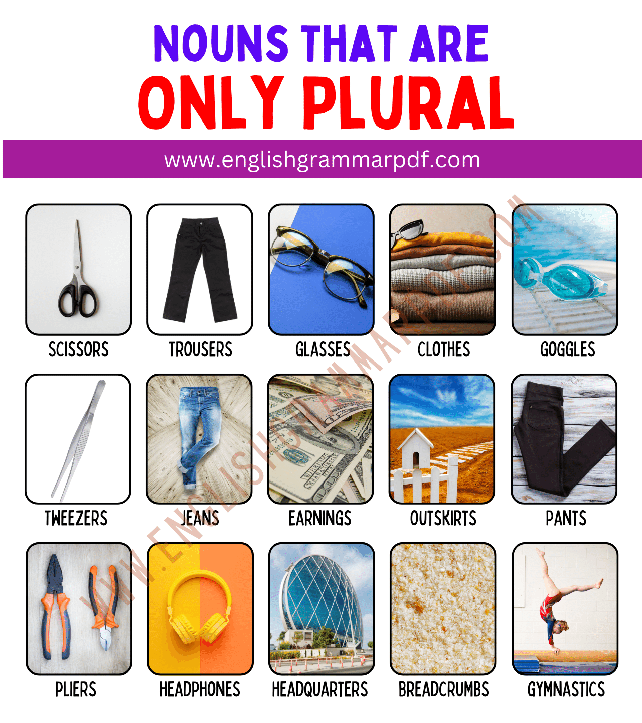 Plural Only Nouns