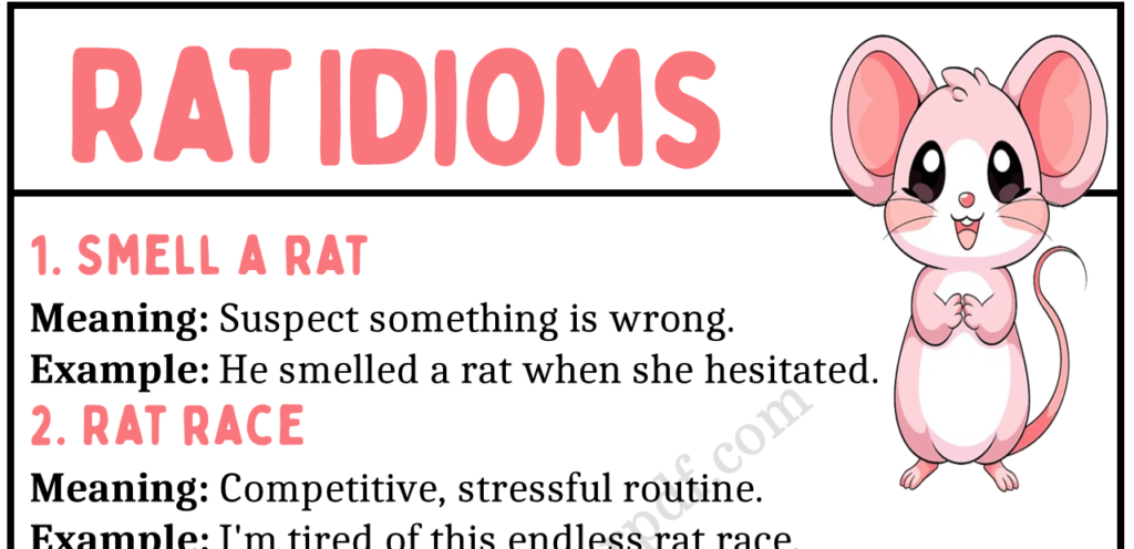 Rat Idioms Copy