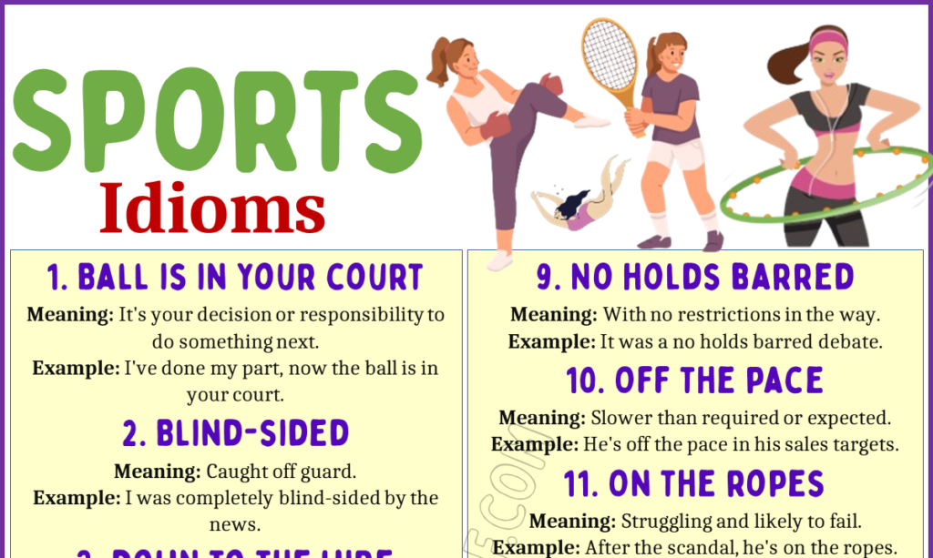 Sports Idioms in English 1