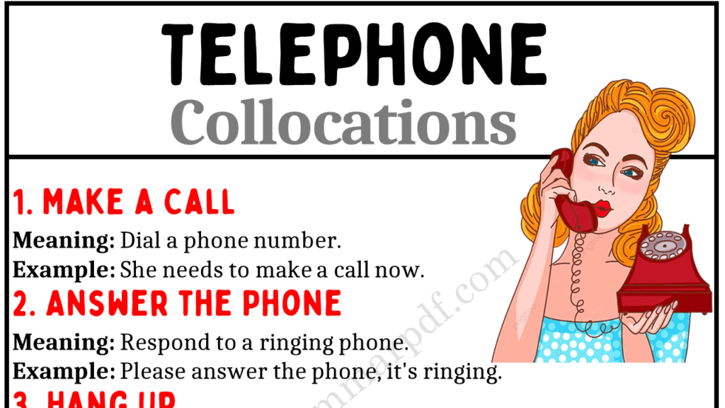 Telephone Collocations Copy