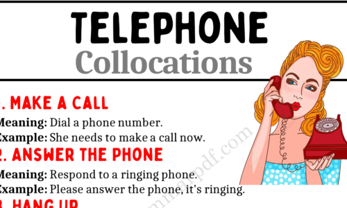 20 Telephone Collocations in English