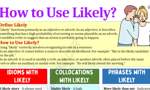 Likely Definition & Meaning! How to Use Likely?