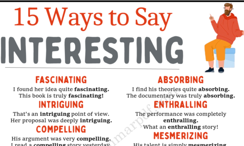 15 Other Ways to Say “Interesting”