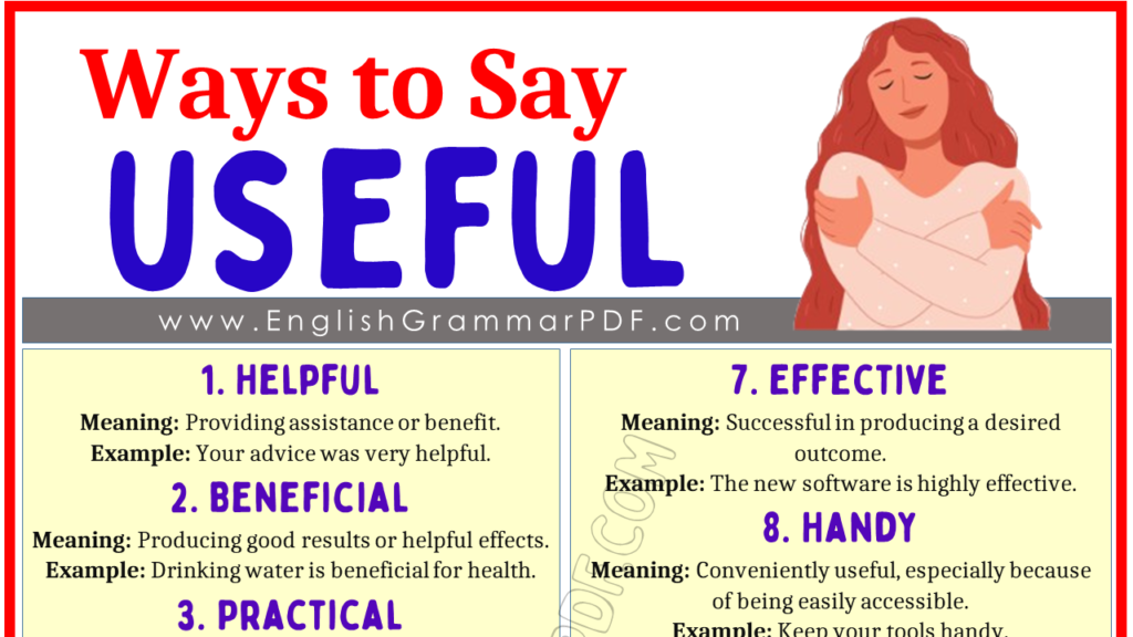Ways to Say Useful 22