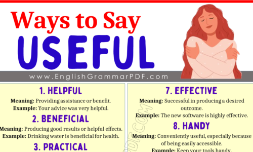 Explore 20 Ways to Say “Useful”