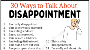 Ways to Talk about Disappointment Copy