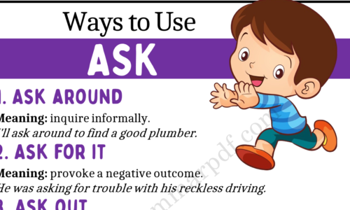 20 Different Ways to Use “ASK” in English