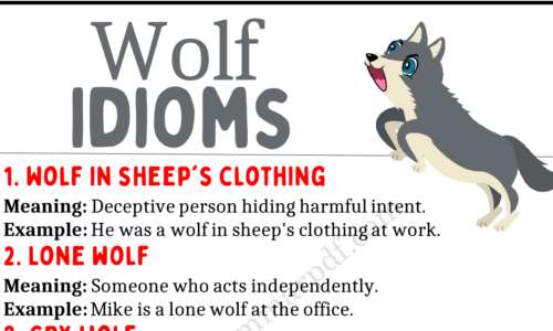 20 Wolf Idioms in English