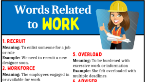 Words Related to Work Copy