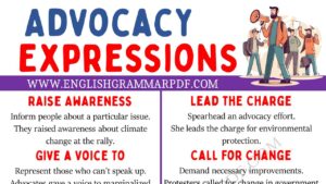 advocacy expressions