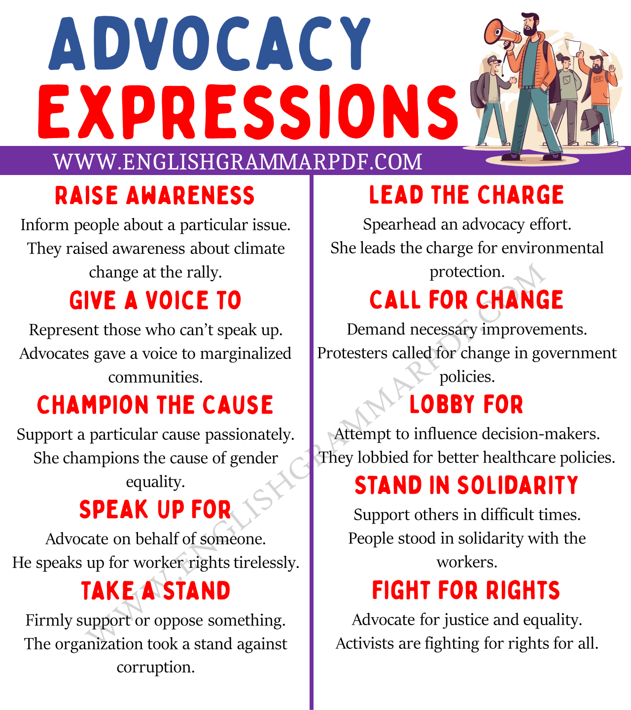 advocacy expressions