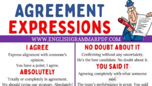 agreement expressions