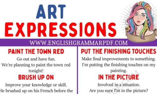 Explore 20 Art Expressions in English