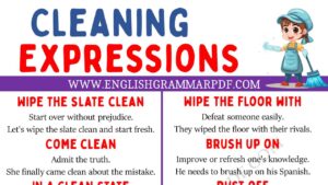 cleaning expressions