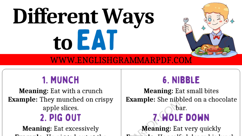 different ways to eat Copy