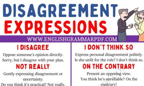 Learn 20 Interesting Disagreement Expressions