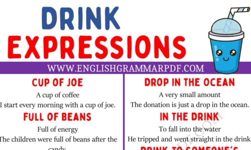 Learn 20 Interesting Drink Expressions