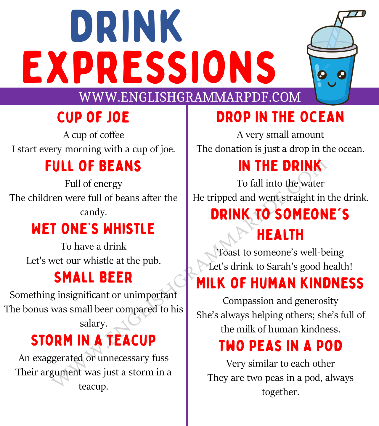 drink expressions