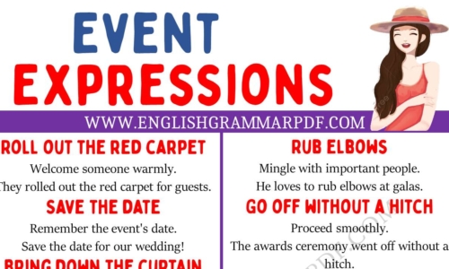 Learn 20 Interesting Event Expressions