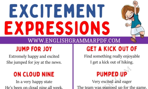 Learn 20 Interesting Excitement Expressions