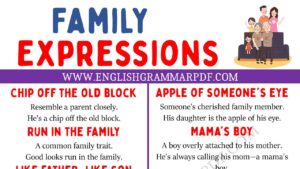 family expressions