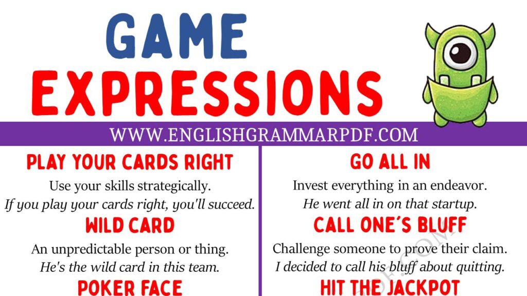 game expressions