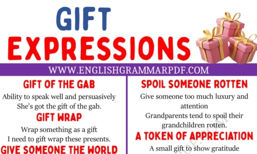 Learn 20 Interesting Gift Expressions