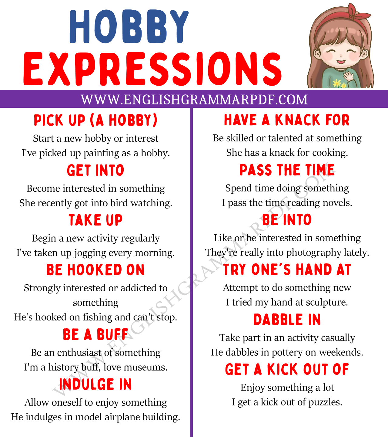 hobby expressions