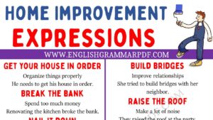 home improvement expressions