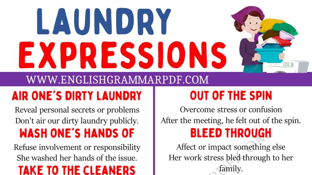 laundry expressions