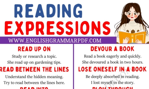 Explore 20 Reading Expressions in English