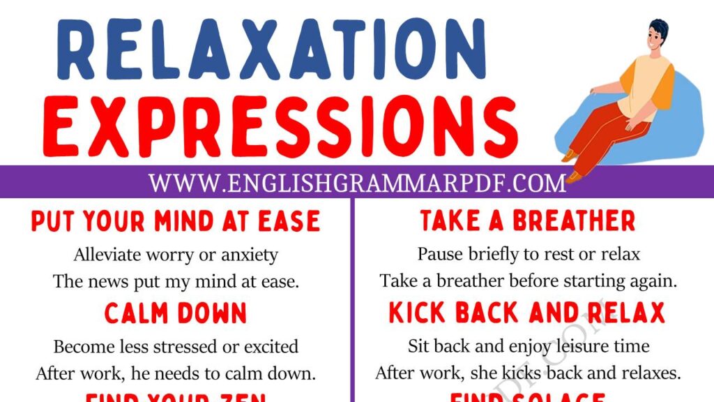 relaxation expressions