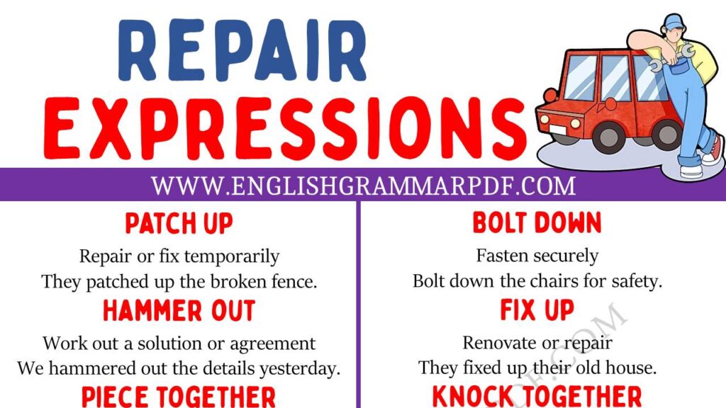 repair expressions
