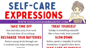 self care expressions