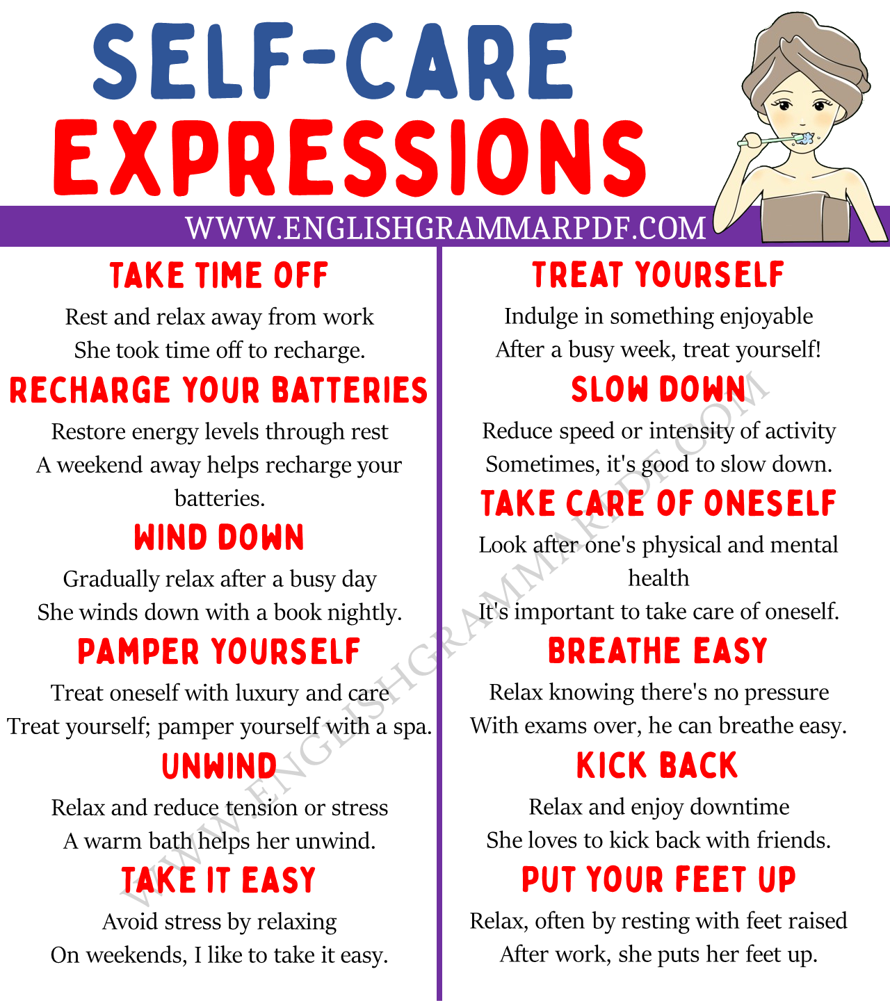 self care expressions