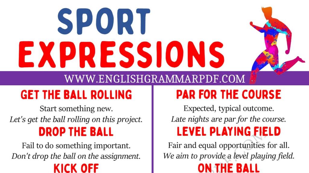 sport expressions