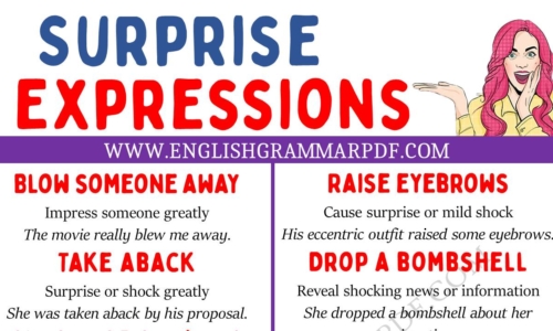 Learn 20 Interesting Surprise Expressions