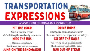 transportation expressions