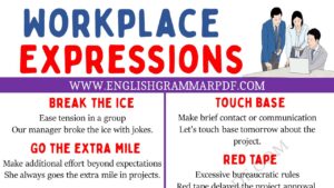 workplace expressions