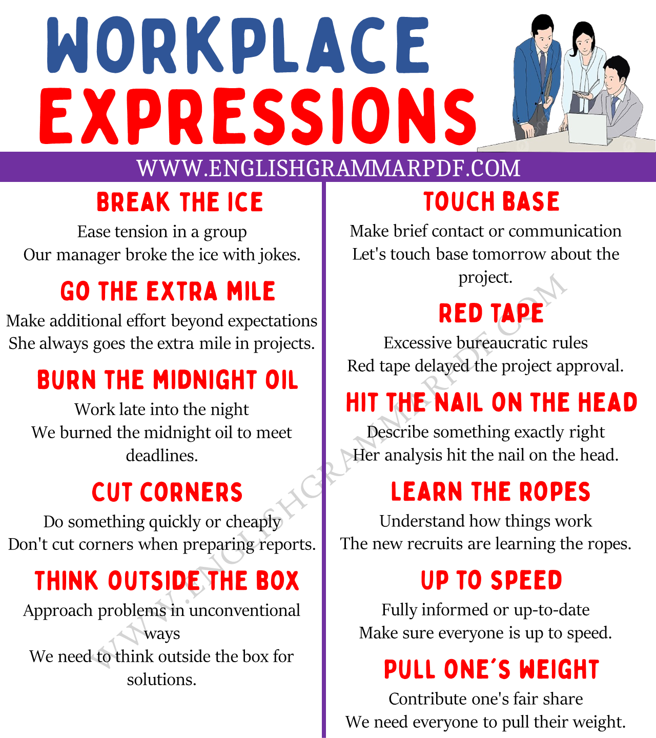 workplace expressions